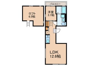 One　station　Kamataの物件間取画像